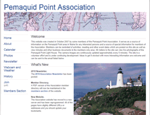 Tablet Screenshot of pemaquidpoint.org